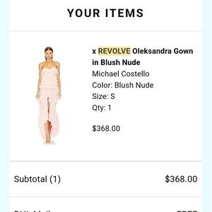 Revolve Oleksandra Gown